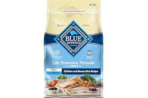Blue Buffalo Life Protection Formula Puppy Dry Dog Food, Chicken & Brown Rice, 30 lbs