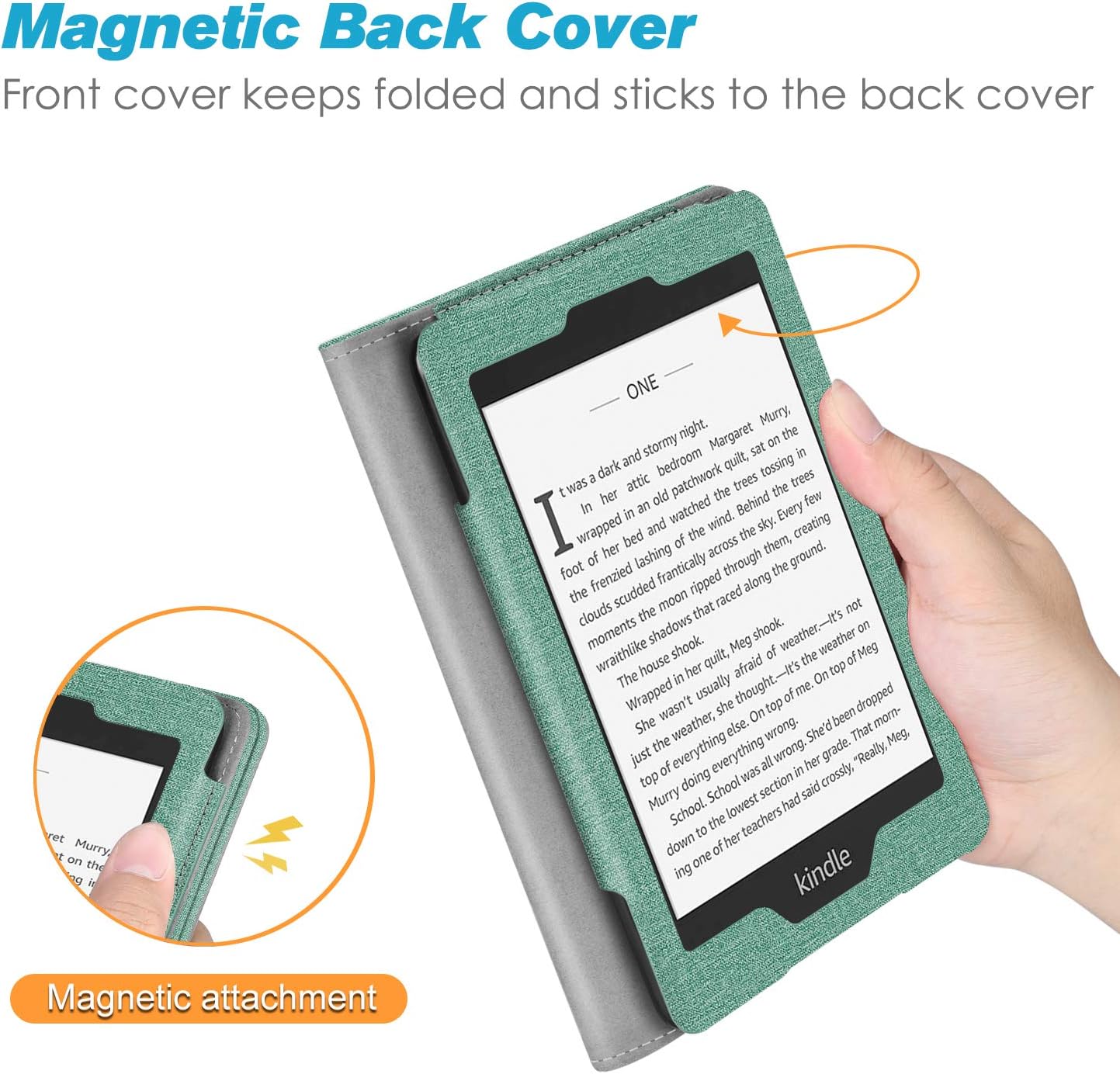 FINTIE Stand Case for 6" Kindle Paperwhite (Fits 10th Generation 2018 and All Paperwhite Generations Prior to 2018) - Image 5