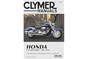 2000-2008 Honda VTX1800 Series CLYMER MANUAL HONDA VTX1800 SERIES 2000-2008, Manufacturer: CLYMER, Manufacturer Part Number: M230-AD, Stock Photo - Actual parts may vary.
