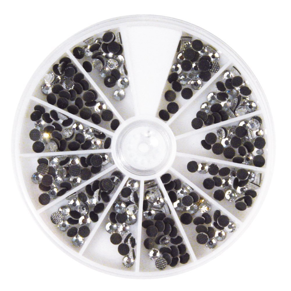 Rayher Hotfix Rhinestones, 4 mm, Rock Crystal, Box 288 Pieces