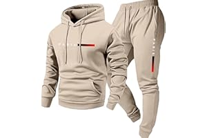 Sweatsuits for Men 2 Piece Hoodies and Joggers Set Casual Sports Essentials Drawstring Hoodie Sweatpants.