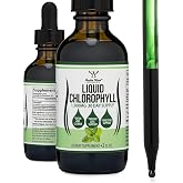 Liquid Chlorophyll Drops, Peppermint Flavored, 2 fl oz | Supports Internal Freshness, Mixes Clean, Nearly Tasteless, Vegan