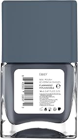 Nails.INC Its Topless Emily Dark Grey Gel-Like Nail Polish 4-in-1 view 11