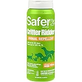 Safer Brand Critter Ridder Animal Repellent Granules - 2 LB Granules for Organic Pest Control - OMRI Listed for Organic Use - 5926 - Easy to Spread, Protect up to 120 Sq Ft - Repel with Scent & Taste