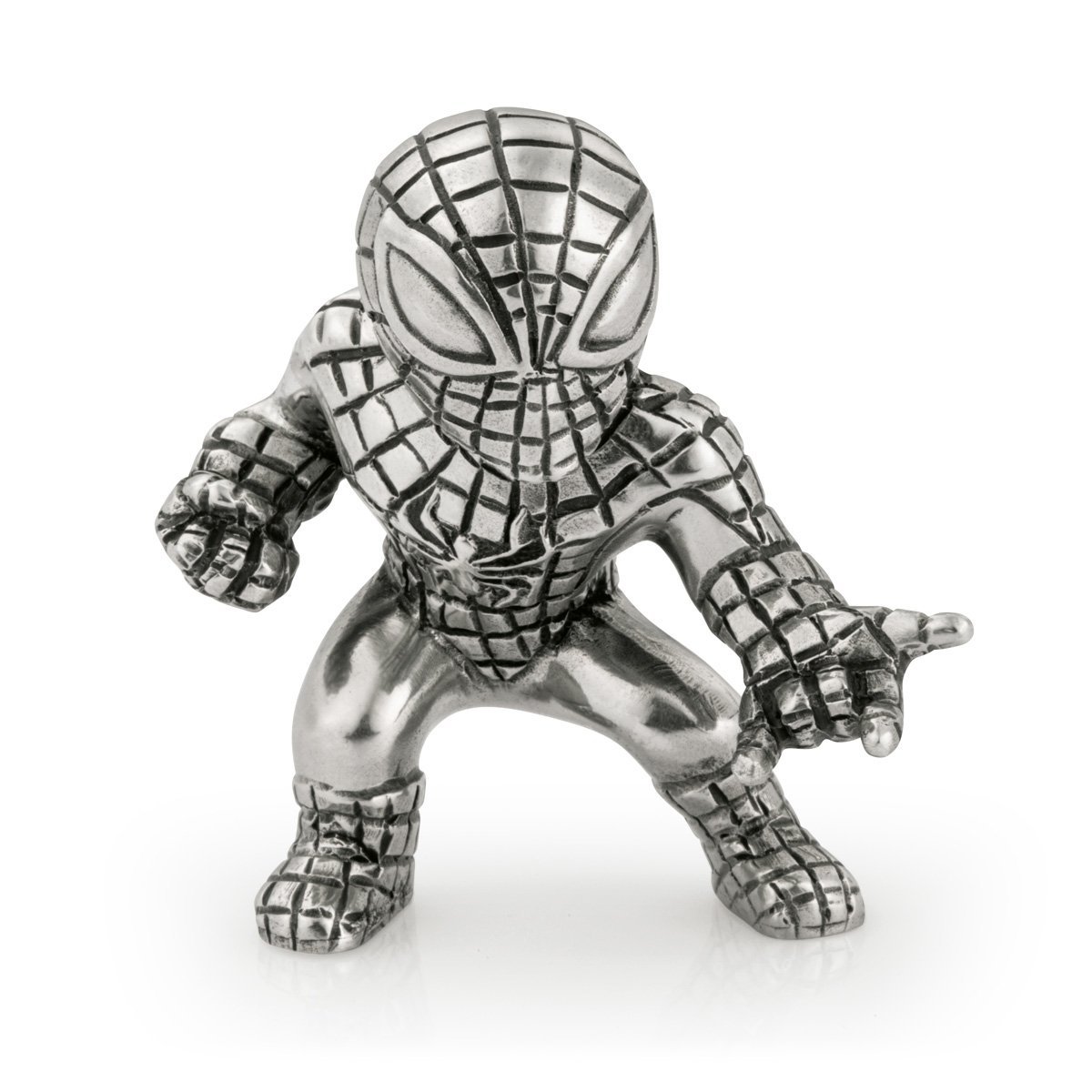 Royal Selangor Hand Finished Marvel Collection Pewter Spider-Man Miniature Figurine