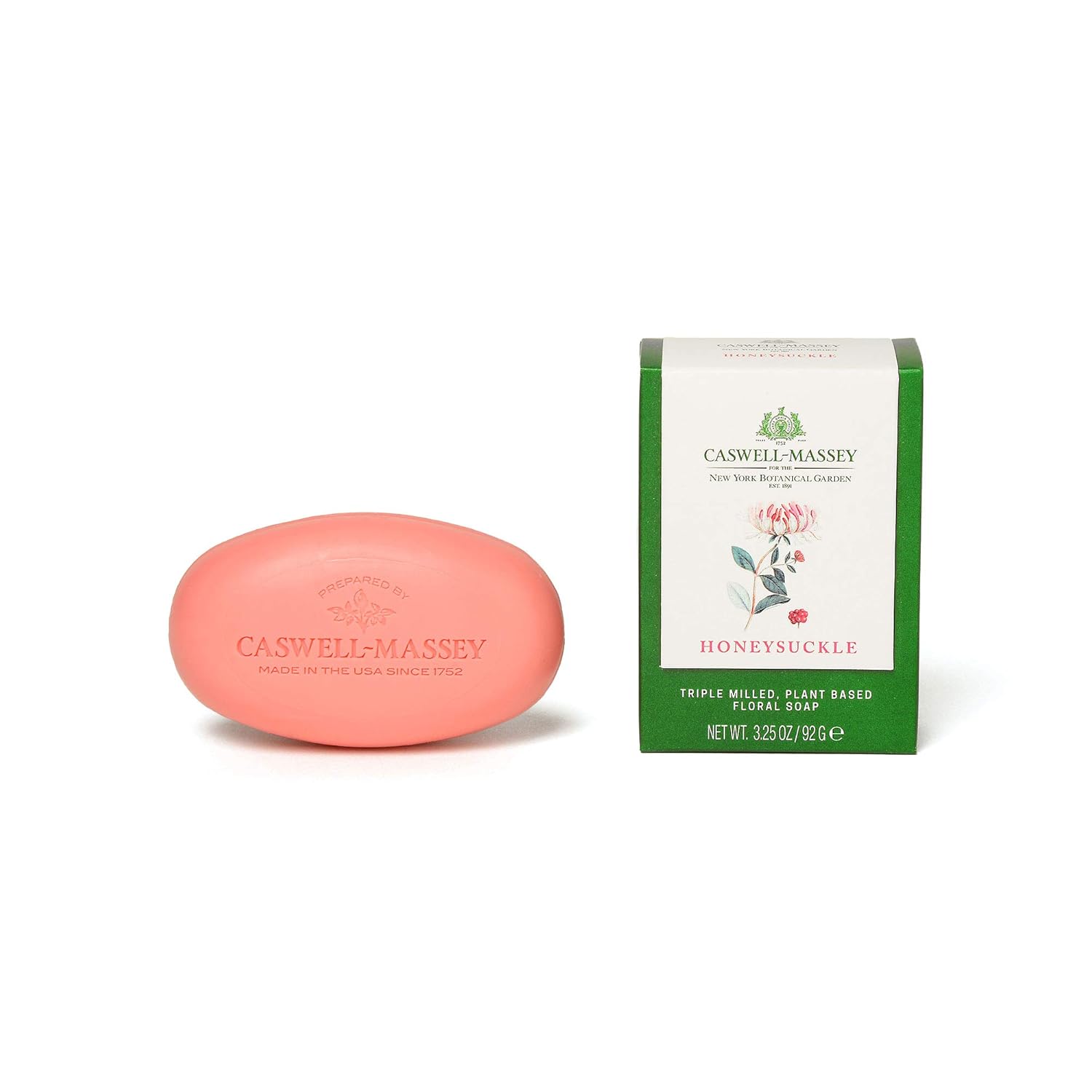 Caswell-Massey NYBG Soap (Honeysuckle, 1 Pack) : Beauty