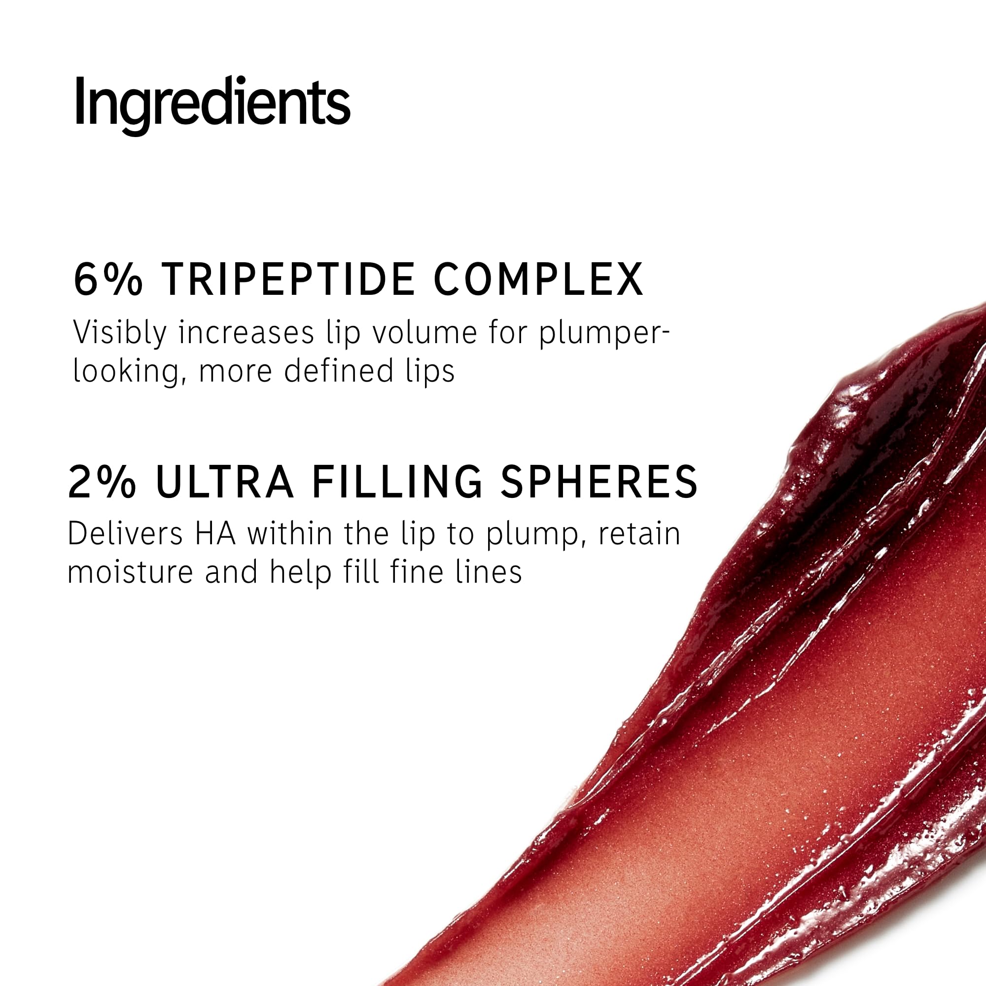 The INKEY List Tripeptide Plumping Lip Balm 10ml, Clinically Proven Plumping Tinted Lip Care, Hydrates Dry Cracked Lips, Vegan & Cruelty Free, Berry Tint