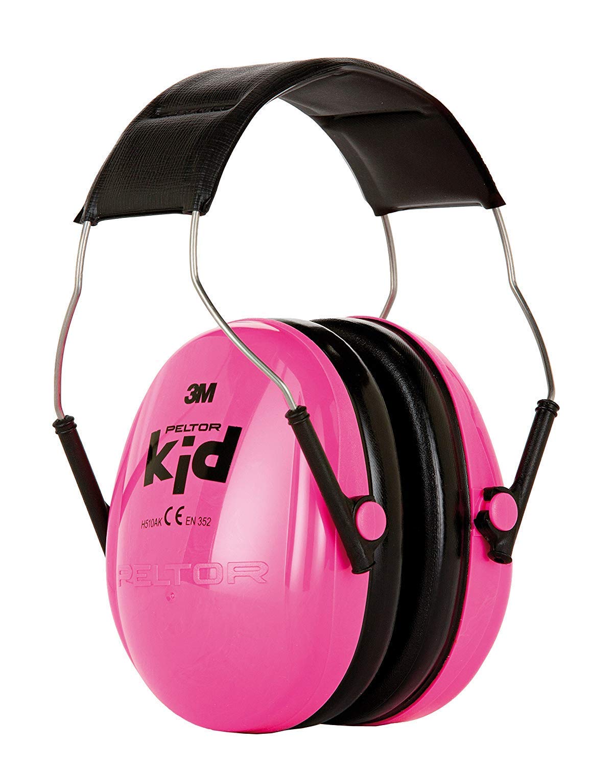 3M PELTOR Kid Earmuffs, 27 dB, Pink, Headband, H510AK-442-RE