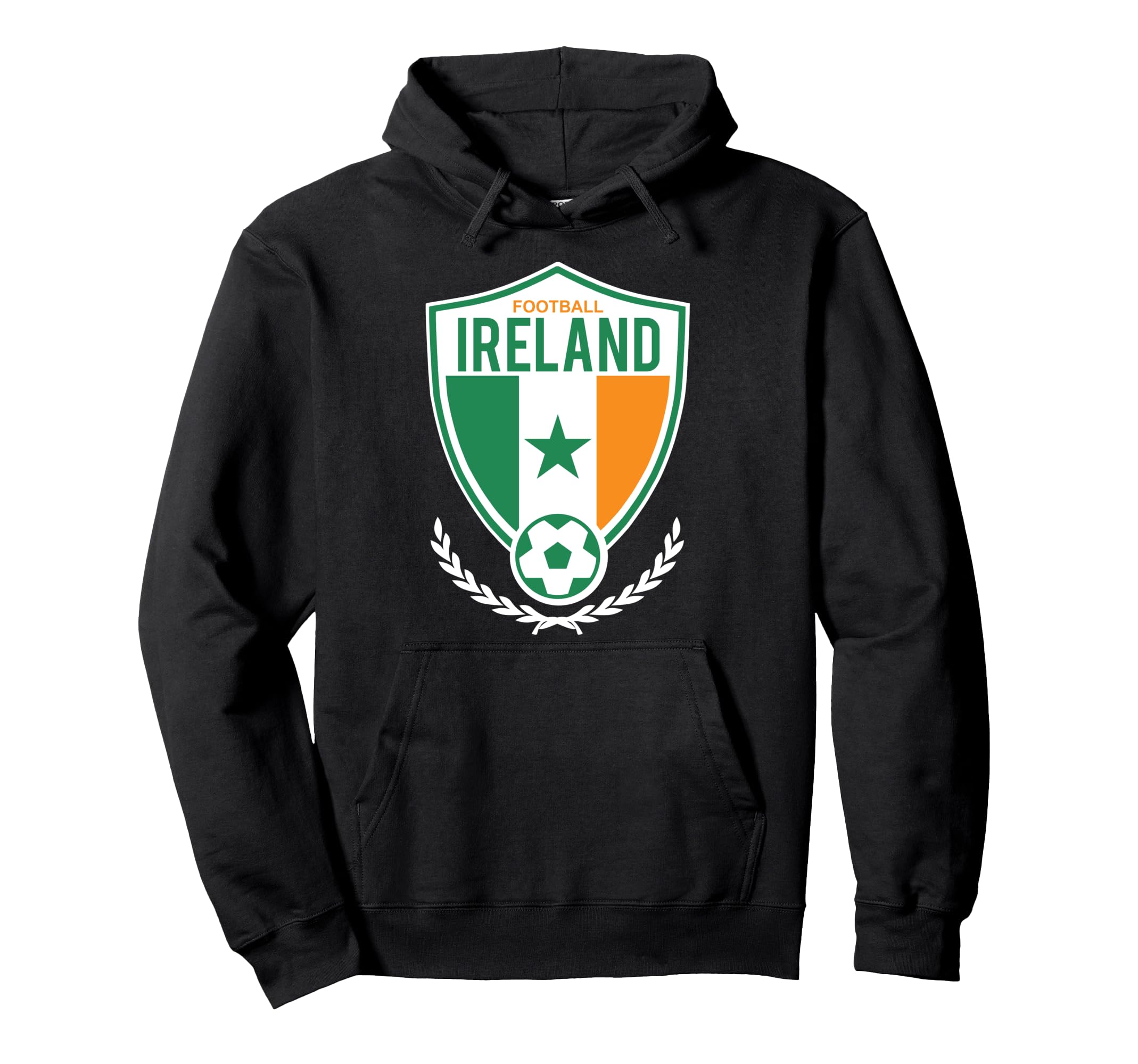 Ireland Flag Football Pullover Hoodie