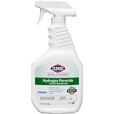 Clorox Healthcare Hydrogen Peroxide Disinfectant Cleaner Spray, 32 fl. oz. | Bleach Free Hospital-Grade Disinfectant Cleaning Spray, Kills 99.9 Percent of Germs, Healthcare Offices &amp; Clinics