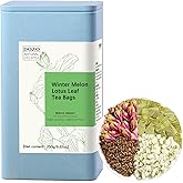 DOZO Winter melon and lotus leaf tea, with hawthorn berries, roses, natural flavor, portable and easy to use 8.8oz/250g(40bags)
