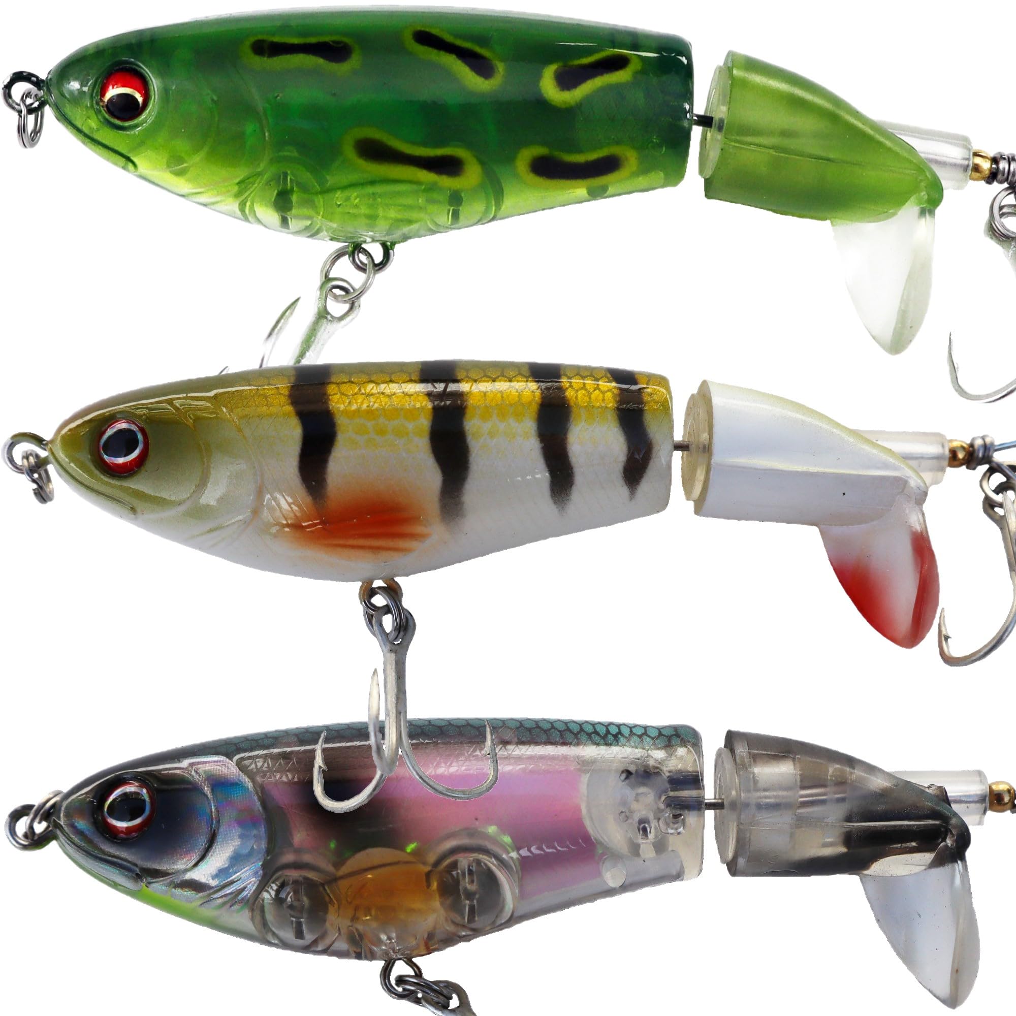 Fetching surface lure 90 mm 15 g fishing predatory pike perch catfish (2 x perch and roach)