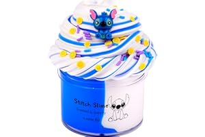 WUJYLY Butter Slime Kit for Girls,Blue Cake Slime for Boys,Super Soft and Non Sticky Slime,Scented Slime Party Favors(7OZ 200ML)