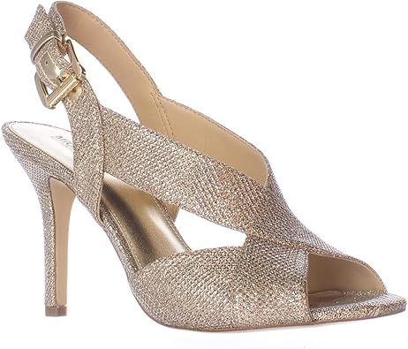 michael kors silver sandal heels