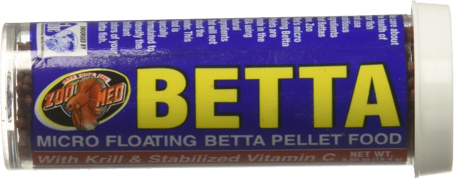 Betta Micro Floating Betta Pellet Food,Net Wt0.65 Oz