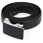 Women's Soft Slim Fashion Ratchet Belt, 1 1/4 inches Flexible Faux Leather for Jeans, Adjustable Size 29in-45in