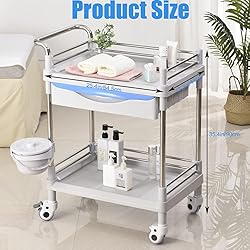 Rolling Utility Cart,Qiwey Medical Utility Cart
