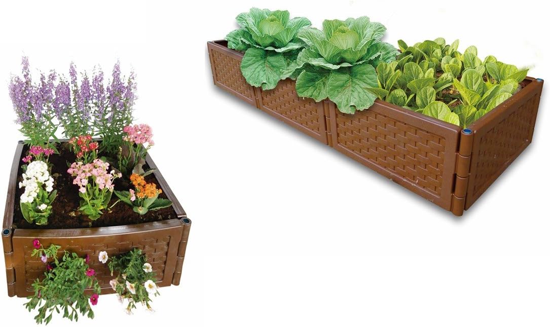 UPP® Multifunción Bancal flexible & ampliable/compostador/caja de ...