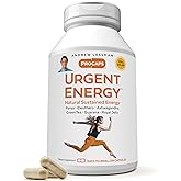 ANDREW LESSMAN Urgent Energy 30 Capsules - Provides a Safe, Healthy Means of Enhancing Energy Levels and Feelings of Well-Being, Green Tea, Guarana, Ginseng, Royal Jelly, Ashwagandha, B-Complex
