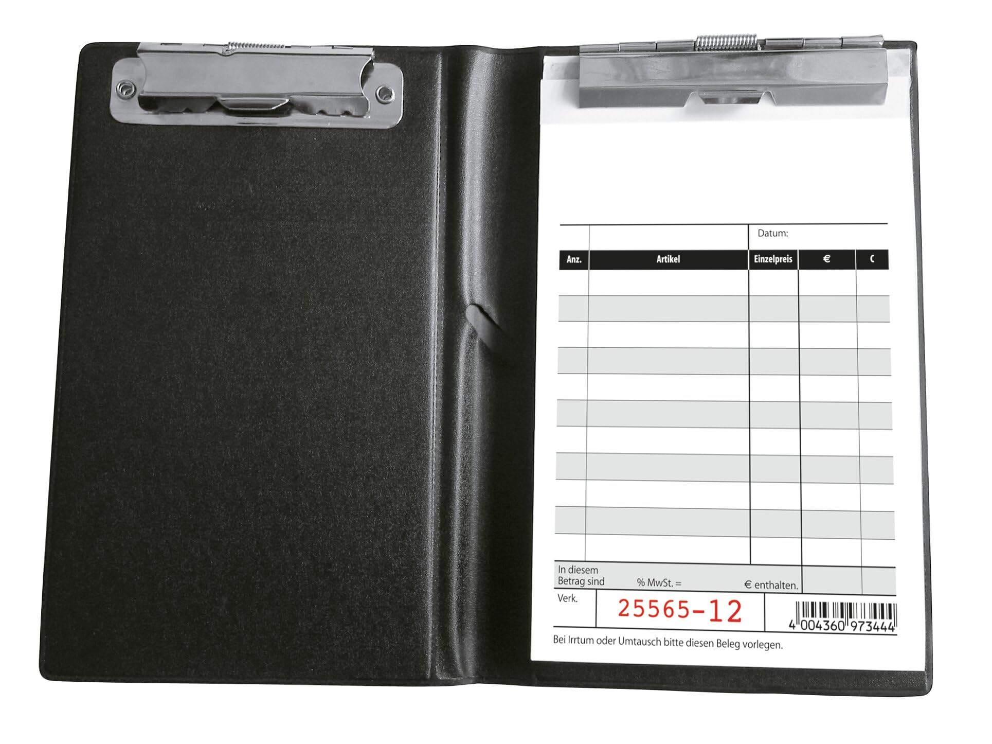Sigel KC620 Receipt Book with 2 Addition Leaf Mappe