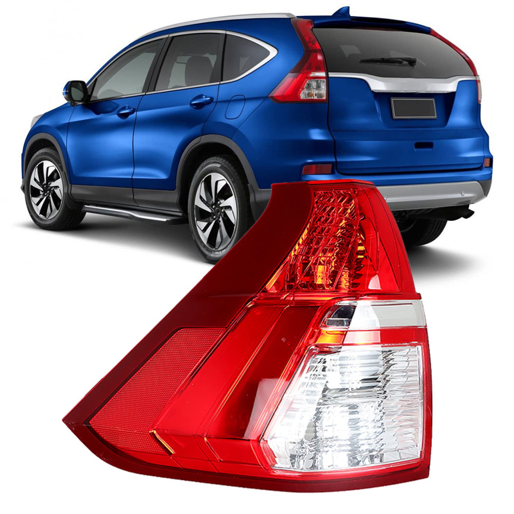 Photo 1 of labwork Driver Side Tail Light Replacement for Honda CRV 2015 2016 Rear Tail Light Brake Lamp Assembly LH Left Side 33550T1WA01 HO2800186