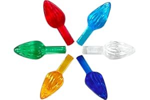 National Artcraft Medium Twist-Style Ceramic Christmas Tree Light Ornaments - (144/Pack)