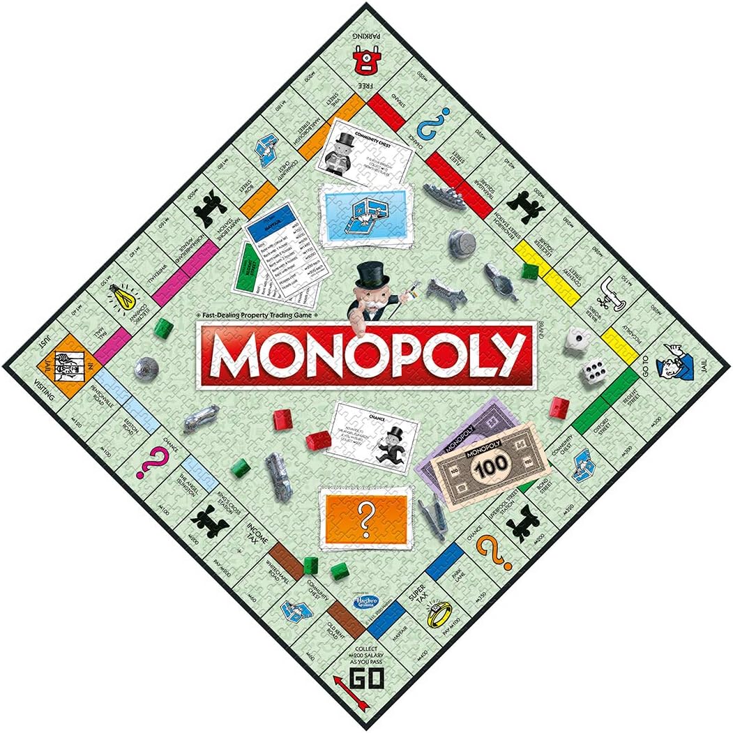 Winning Moves London Monopoly 1000 Piece Jigsaw Puzzle Game - Image 3