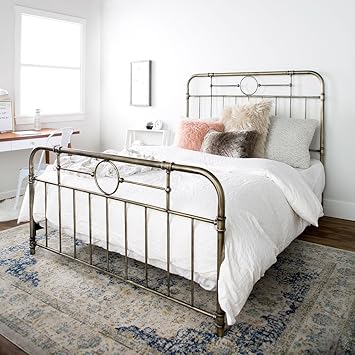 Amazon Com New Queen Size Metal Pipe Bed Frame With Headboard And