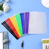 Vicloon A5 Zipper Binder Pockets 10Pcs PVC 6-Hole Transparent Binders view 5