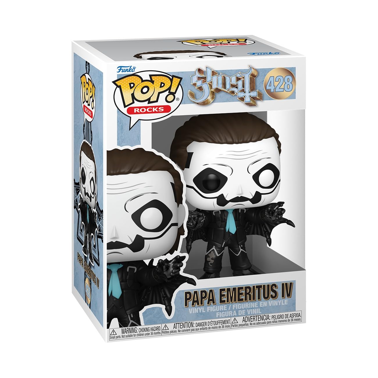 Photo 1 of Funko Pop! Rocks: Ghost Band - Papa Emeritus IV - Collectable Vinyl Figure - Gift Idea - Official Merchandise - Toys for Kids & Adults - Music Fans - Model Figure for Collectors and Display