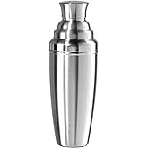 Oggi Jumbo Cocktail Shaker 60 oz - Stainless Steel Construction, Built in Strainer - Ideal Large Cocktail Shaker for Parties, Mixes 12 Martinis