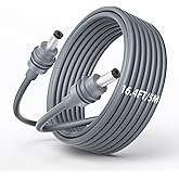 Starlink Mini Cable 16.4FT Starlink Mini DC to DC Power Cable for Accessories Replacement Cord DC to DC Power Cord 5.5 * 2.1mm Outdoor Waterproof 18AWG 5M/16.4FT Gray