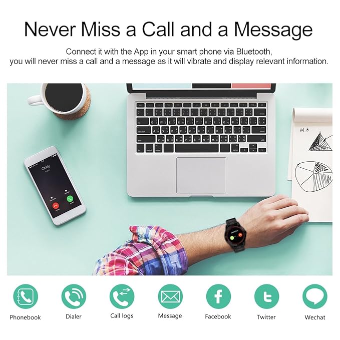 Diggro DI02 DI03 MTK2052C - Reloj inteligente con Bluetooth ...