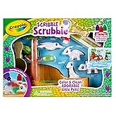 Crayola Scribble Scrubbie Pets Dinosaur Waterslide, Dinosaur Toys for Kids, Pet Grooming Toy, Gifts for Boys &amp; Girls, Ages 3+