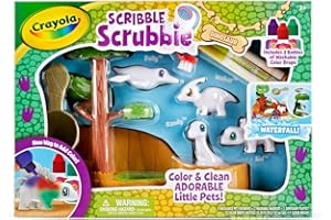 Crayola Scribble Scrubbie Pets Dinosaur Waterslide, Dinosaur Toys for Kids, Pet Grooming Toy, Gifts for Boys & Girls, Ages 3+