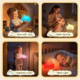 One Fire 8-in-1 Kids Night Light 16 Colors Remote Tap Silicone 1200mAh view 8