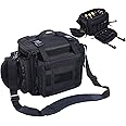ADUSASA Pistol Bag Tactical Gun Range Bag Deluxe Pistol Shooting Range Duffle Bags with 16 Magazine slots for 4 Pistols
