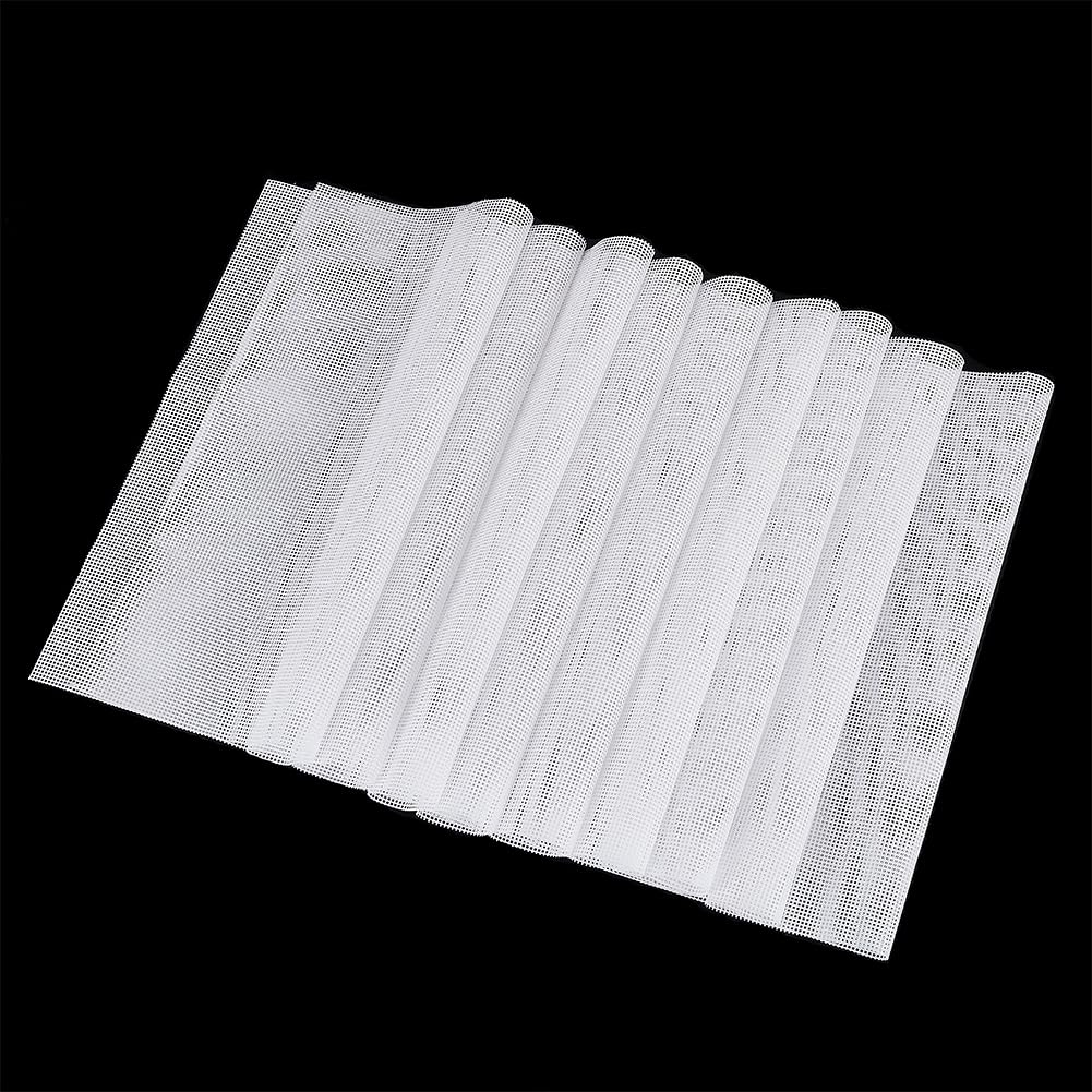 FINGERINSPIRE Silicone Mesh Dehydrator Sheets 35x200cm White Non-stick Fruit Dehydrator Mats Reusable Steamer Mesh Mat Baking Mats for Fruit Dryer Homemade Fruit Drying Mat Dehydrator Accessories
