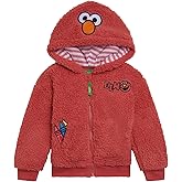 Sesame Street Fleece Zip Up Hoodie Infant to Little Kid Sizes (12 Months - 7-8)
