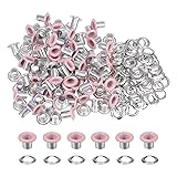 HARFINGTON 100PCS Grommets Eyelets 1/6 Inch