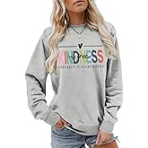 NIBAUQI Be Kind Sweatshirt - Kindness Is Free Sweatshirt Teacher Graphic Winter Spring Top - Valentine's Gift