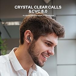 Tribit Wireless Earbuds, Qualcomm QCC3040 Bluetooth