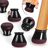 2023 New Chair Leg Floor Protector Chair Sliders Floor Protector Rubber Chair Leg Protectors for Hardwood Floors Felt Furnitu