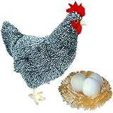 Buy Adore Plush Company Standing Penny The Hen Chicken With Eggs And Nest Stuffed Animal Toy, 12" Online At Low Prices In India - Foto 5