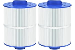 BECKACHER Hot Tub Spa Filter Cartridge, Compatible with Unicel 6CH-502, Filbur FC-0311, Master Deluxe M60506, Magnum AR50, PAS50SV-F2M, Baleen AK-90161, Excel Filters XLS-604 Artesian Spas Filter,2 Pack