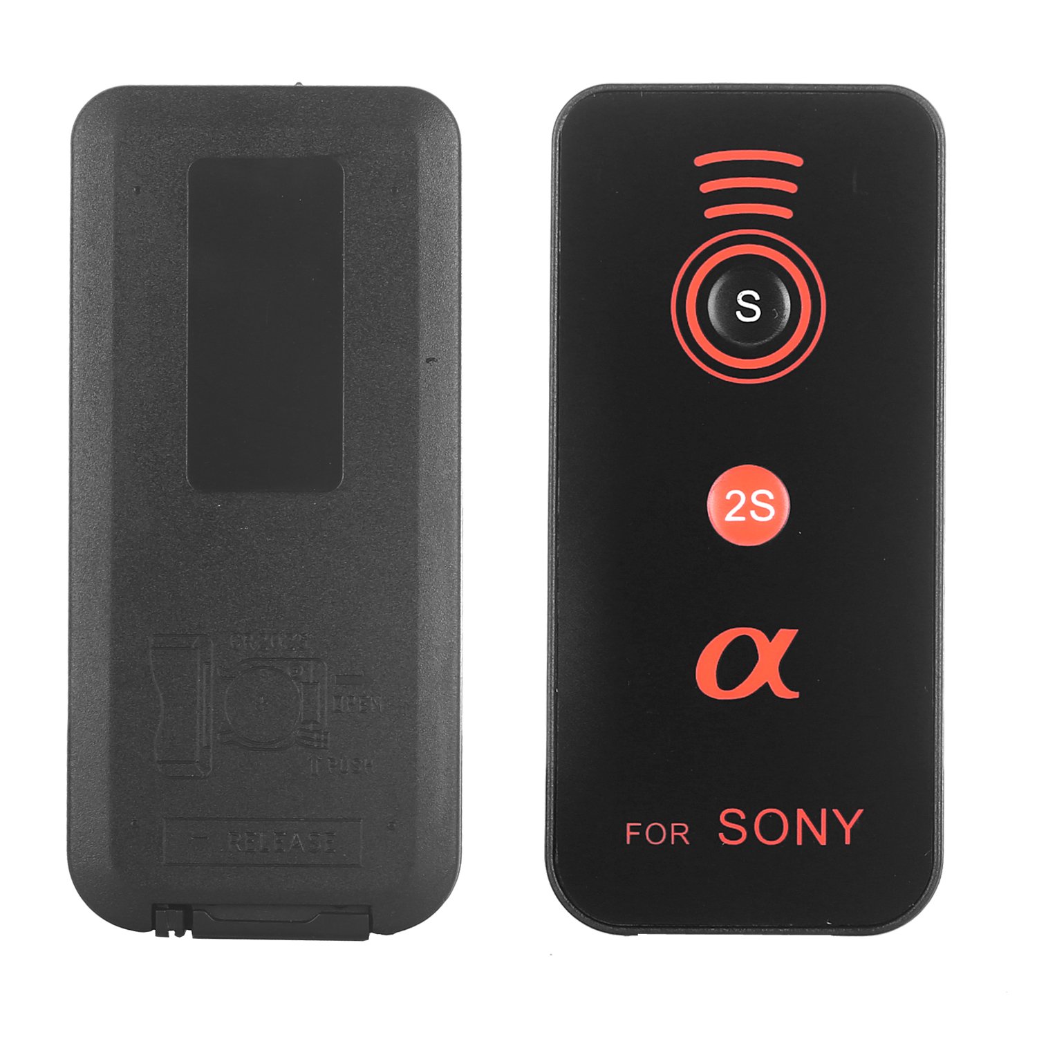 Kamisafe IR Wireless Remote Control for Sony Alpha Camera A7R III A9 A7R II A7 II A7 A7R A7S A6500 A6300 A6000 A55 A65 A77 A99 A900 A700 A580 A560 A550 A500 A450 A390 A380, NEX-7 NEX-6 NEX-5T NEX-5R