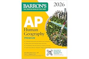AP Human Geography Premium, 2026: Prep Book with 6 Practice Tests+ Comprehensive Review + Online Practice (Barron's AP Prep)
