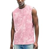 Men's Tank Tops for Workout Muscle Casual Sleeveless Shirts Crewneck Basic Loose Fit UV Protection Summer Beach Tops