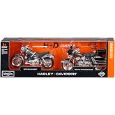 Maisto 1:18 Scale Harley Davidson Duos - 70s Series '77 FXS Low Rider and '78 Electra Glide Diecast Motorcycles