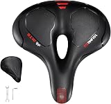 YOUNGDO Bicycle Saddle Comfortable Wide Road Bike Gel Seat Ergonomic